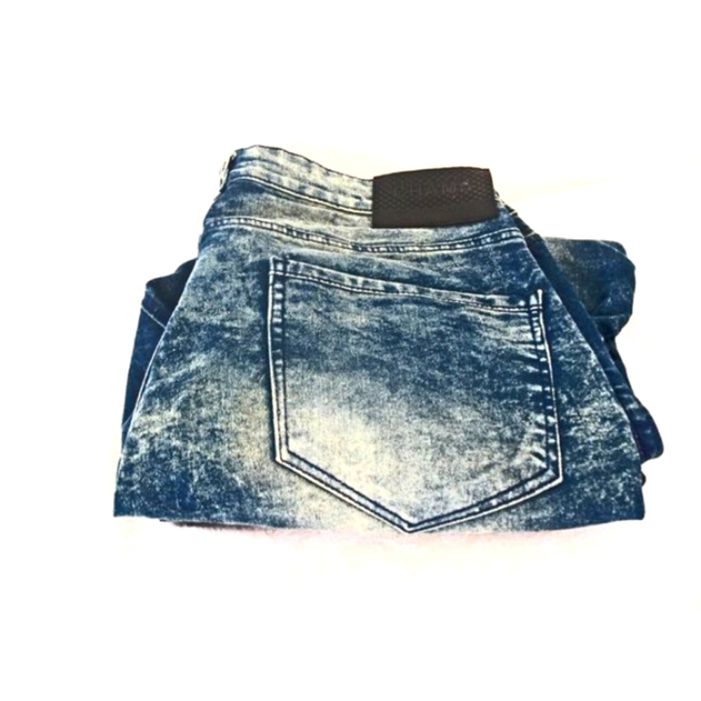Chams Mens Jeans Stretch Premium Designer Denim 38 W.